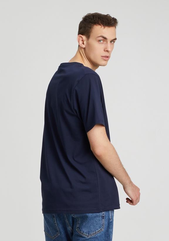 T-Shirt Blanko Navy 3