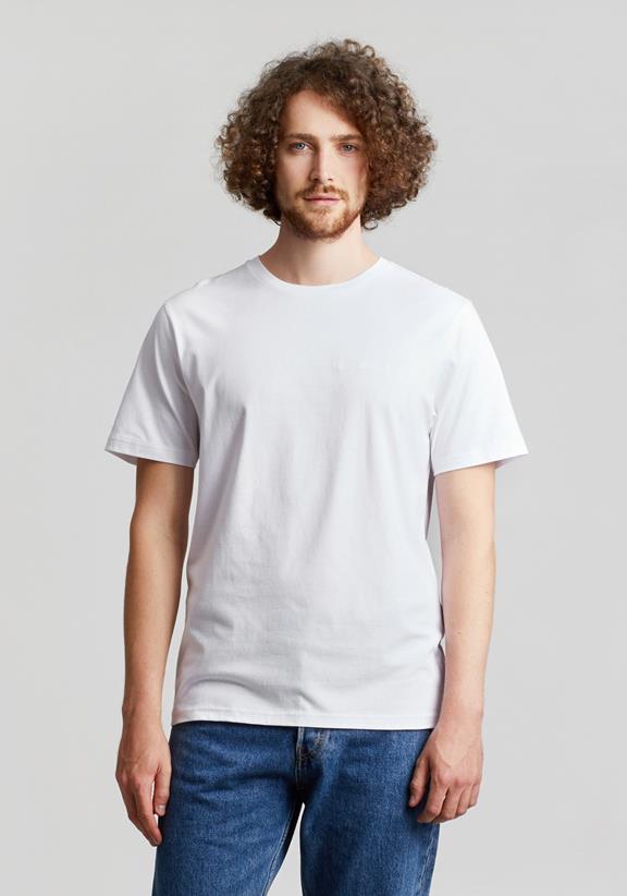 T-Shirt Logo Bâton Blanc 1