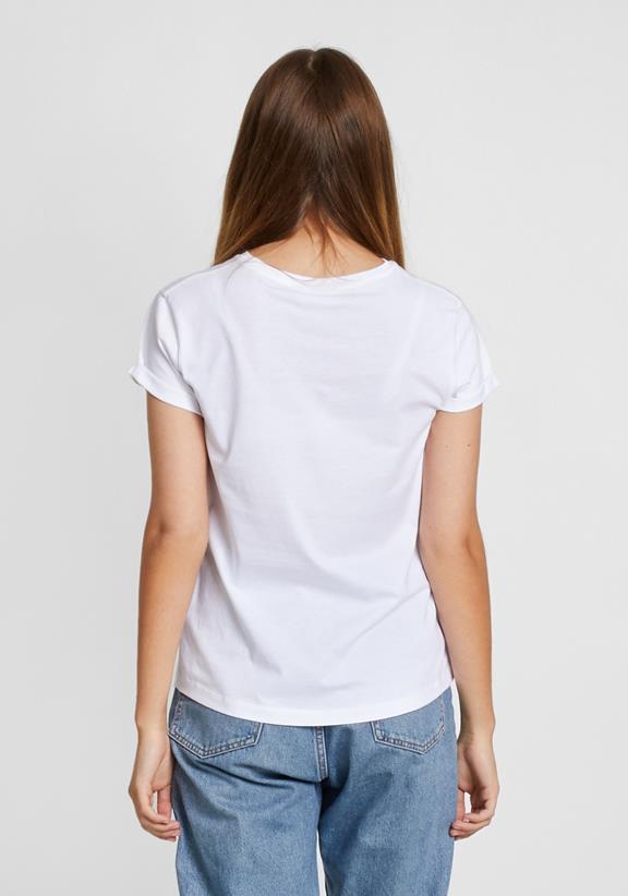T-Shirt Logostick Weiß 4