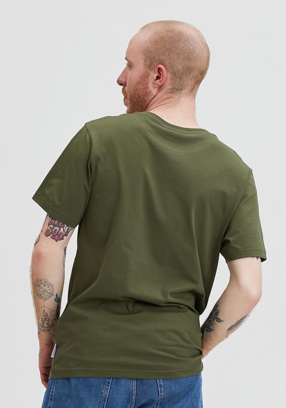 T-Shirt Blanko Olive 3