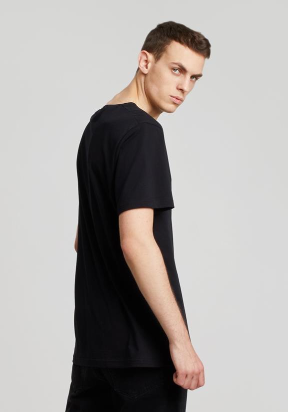 T-Shirt Blanko Zwart 3