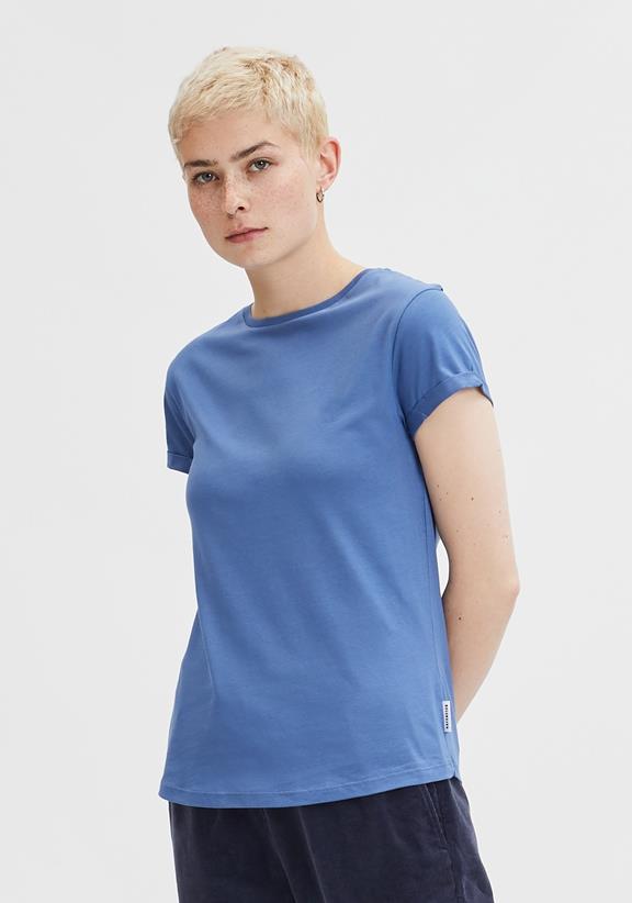 T-Shirt Blanko Blauw 1