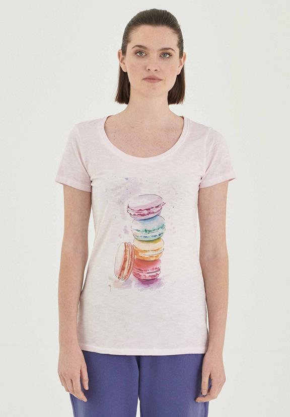 T-Shirt Kledingstuk Geverfd Poeder Roze via Shop Like You Give a Damn