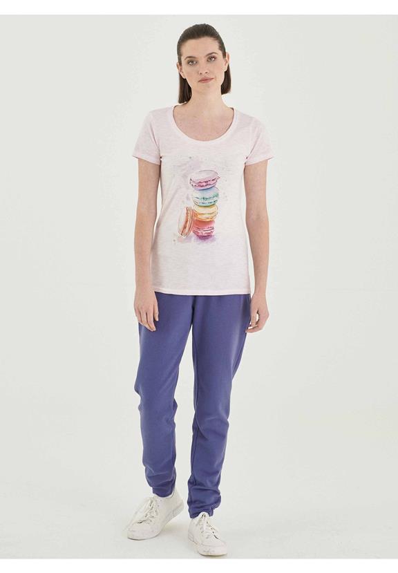 T-Shirt Kledingstuk Geverfd Poeder Roze from Shop Like You Give a Damn