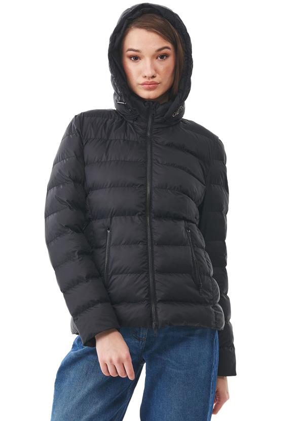 Puffer Jacket Black via Shop Like You Give a Damn