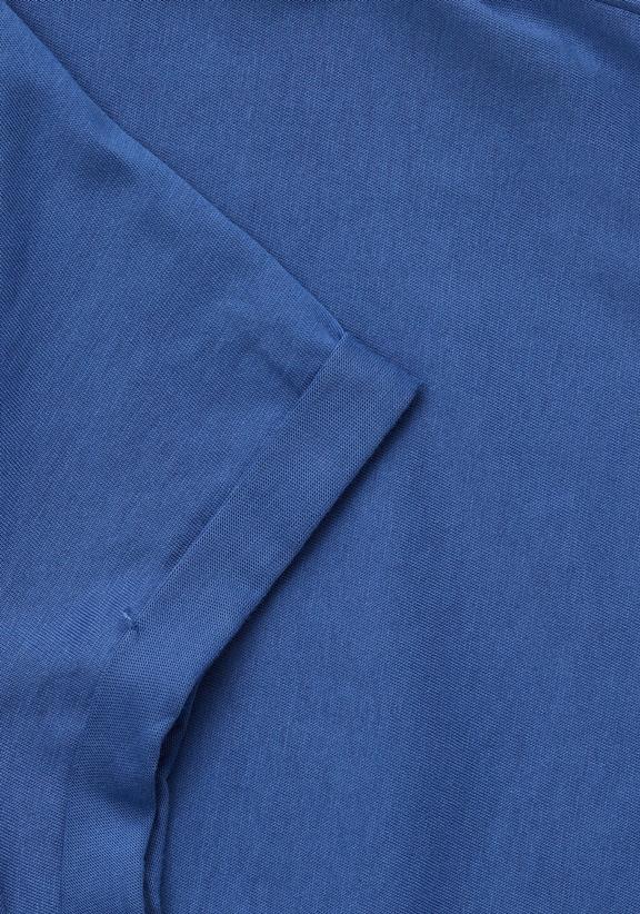 T-Shirt Patch Denim Blauw 5