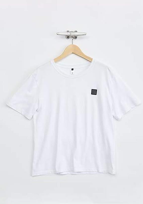 T-Shirt Logo Block Patch White 4