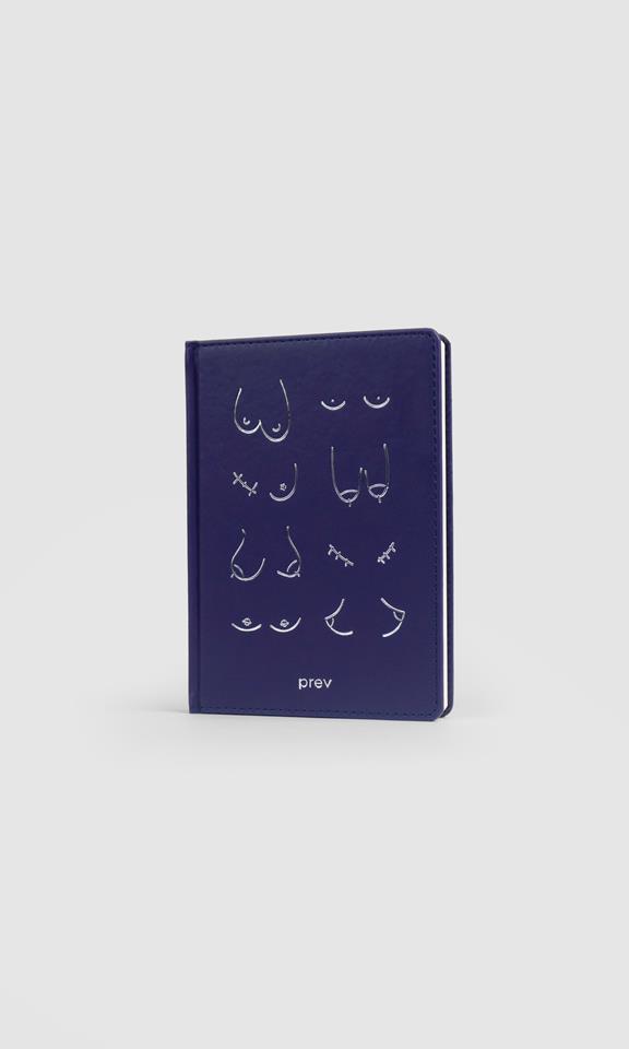 Notitieboek Cosmic Breast Marineblauw via Shop Like You Give a Damn