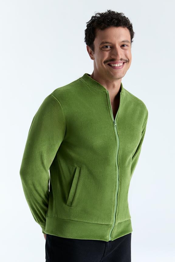 Unisex Jas Met Ritssluiting Bosgroen via Shop Like You Give a Damn