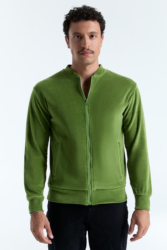 Unisex Jas Met Ritssluiting Bosgroen from Shop Like You Give a Damn