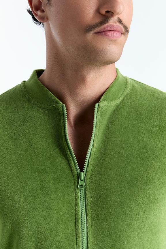 Unisex Jas Met Ritssluiting Bosgroen from Shop Like You Give a Damn