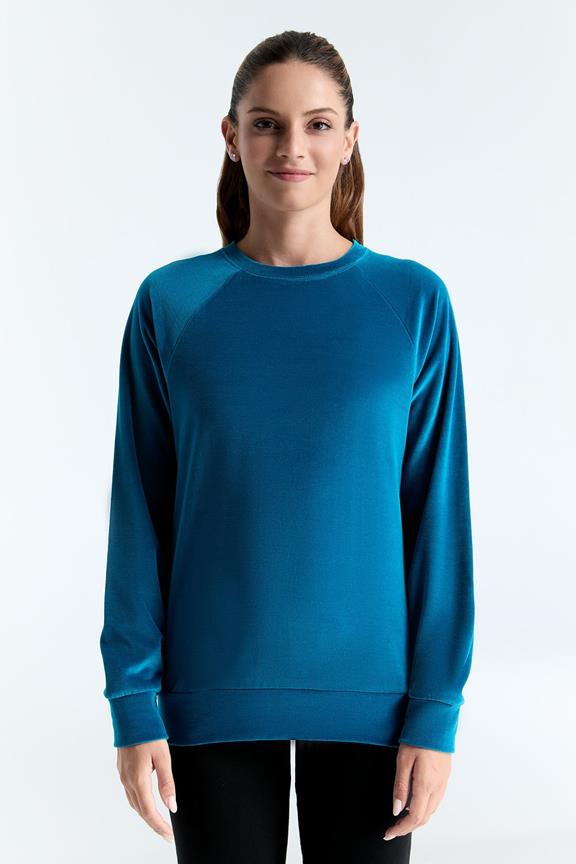 Sweatshirt Nicky Nachtblauw via Shop Like You Give a Damn