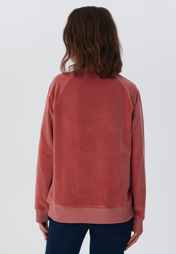 Sweatshirt Corduroy Donker Mauve from Shop Like You Give a Damn