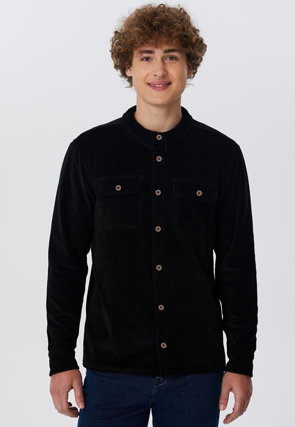 Shirt Unisex Corduroy Zwart via Shop Like You Give a Damn