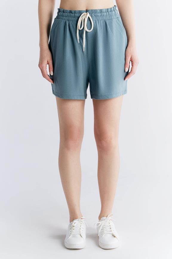 Pyjamashort Gobelin Blauw via Shop Like You Give a Damn