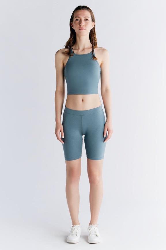 Crop Top Gobelin Blauw from Shop Like You Give a Damn