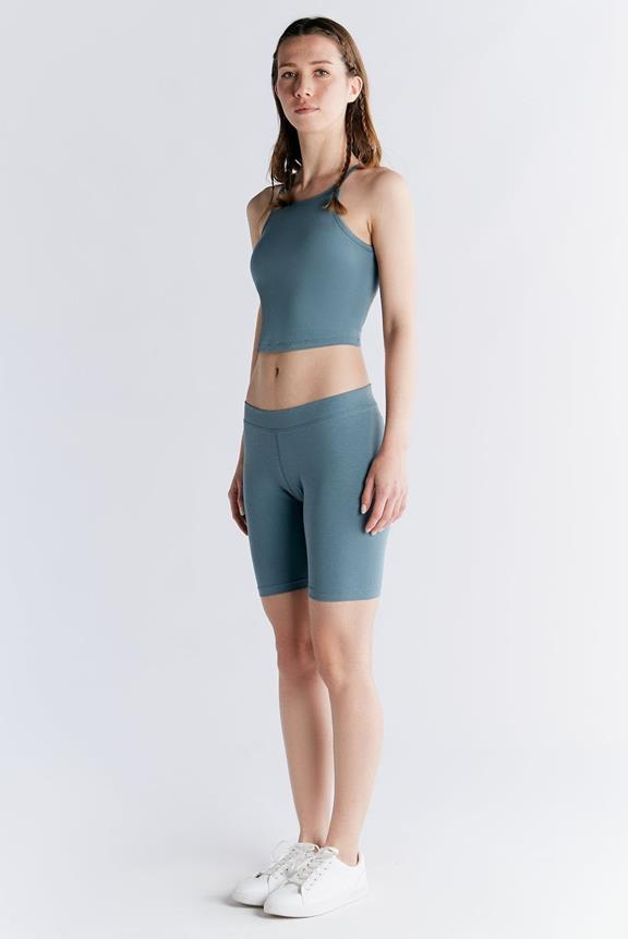 Crop Top Gobelin Blauw from Shop Like You Give a Damn