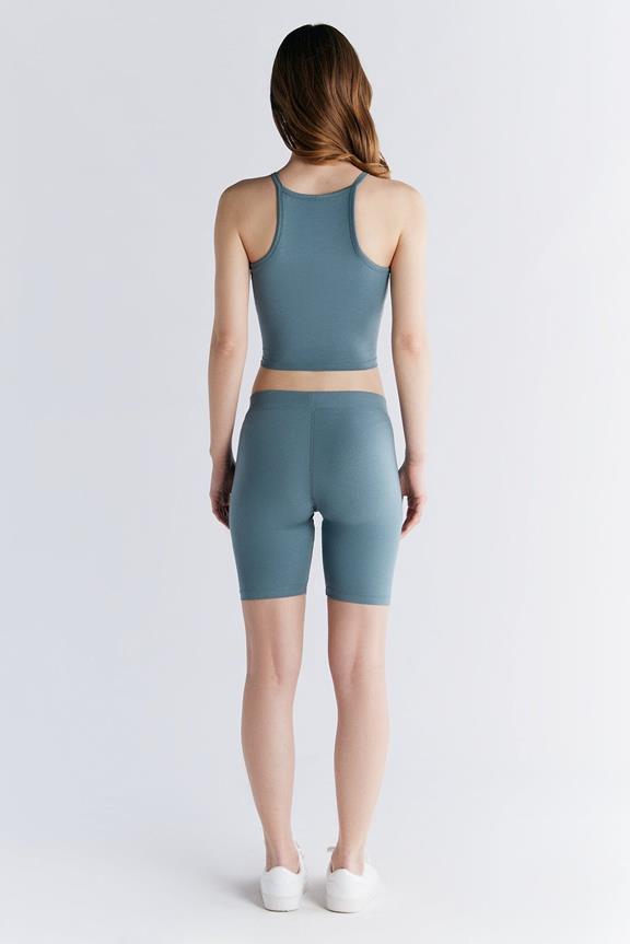 Crop Top Gobelin Blauw from Shop Like You Give a Damn