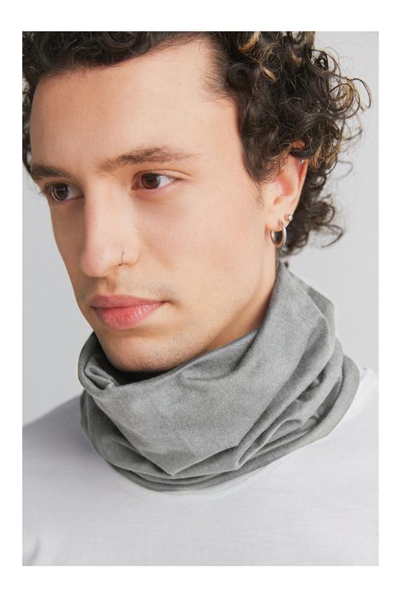 Tube Sjaal Unisex Grijs Melange via Shop Like You Give a Damn