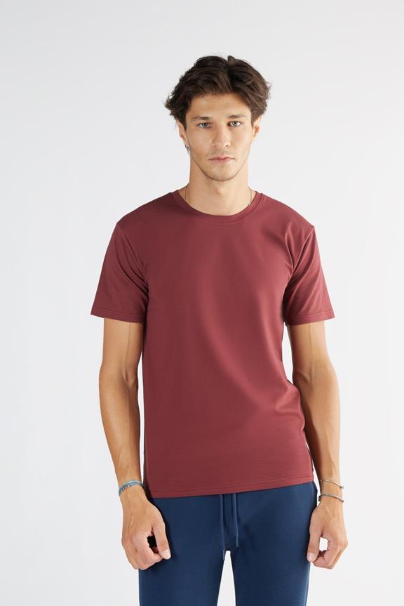 T-Shirt Basic Bordeauxrood via Shop Like You Give a Damn