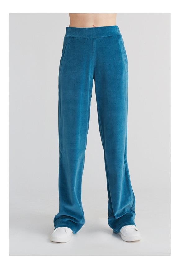 Broek Rechte Pijp Nicky Danube Blauw via Shop Like You Give a Damn