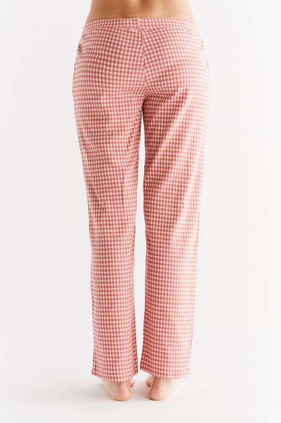 Broek Plaid Cedar Dust Light Red / Natural White from Shop Like You Give a Damn