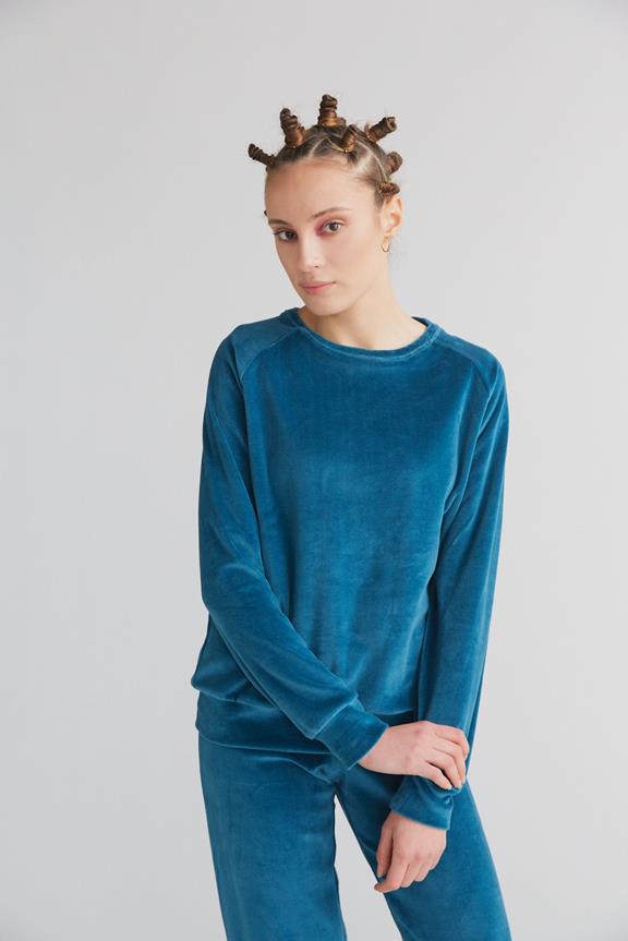 Sweatshirt Nicky Donau Blauw from Shop Like You Give a Damn