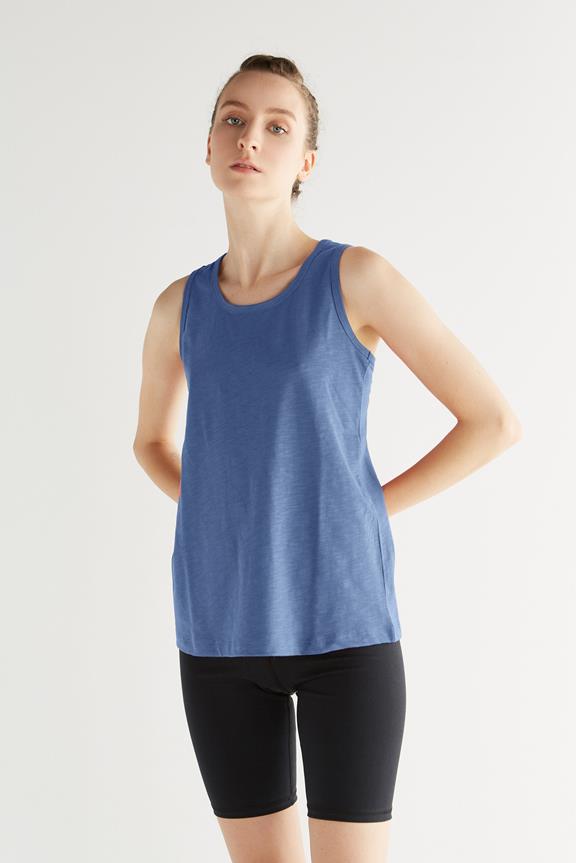 Top Jersey FlammÃ© Gentiaanblauw via Shop Like You Give a Damn