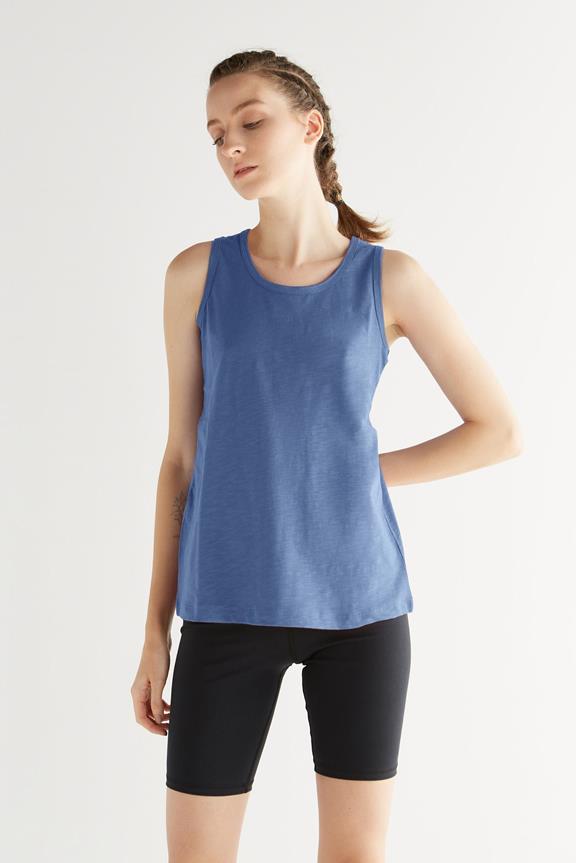 Top Jersey FlammÃ© Gentiaanblauw from Shop Like You Give a Damn