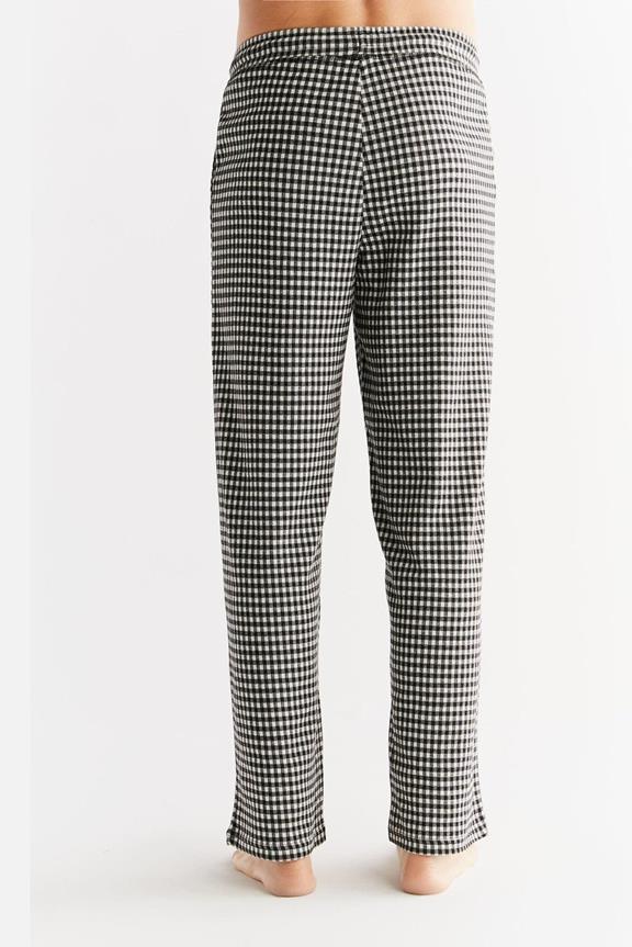 Broek Homewear Plaid Zwart/Grijs/Natuurlijk from Shop Like You Give a Damn