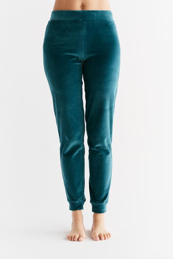 Broek Nicky Tanne Blauwgroen via Shop Like You Give a Damn