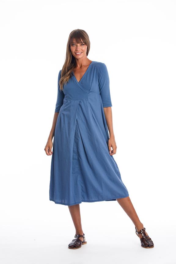 Dress City Ls Indigo Blue via Shop Like You Give a Damn