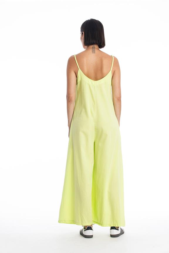 Jumpsuit  Chiara Satin Lime Yellow from Shop Like You Give a Damn