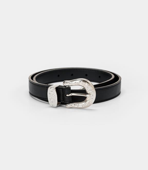 Belt With Rock Buckle Black from Shop Like You Give a Damn