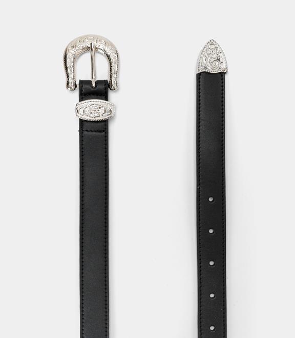 Belt With Rock Buckle Black from Shop Like You Give a Damn