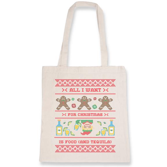 Tote Bag All I Want For Christmas White 1