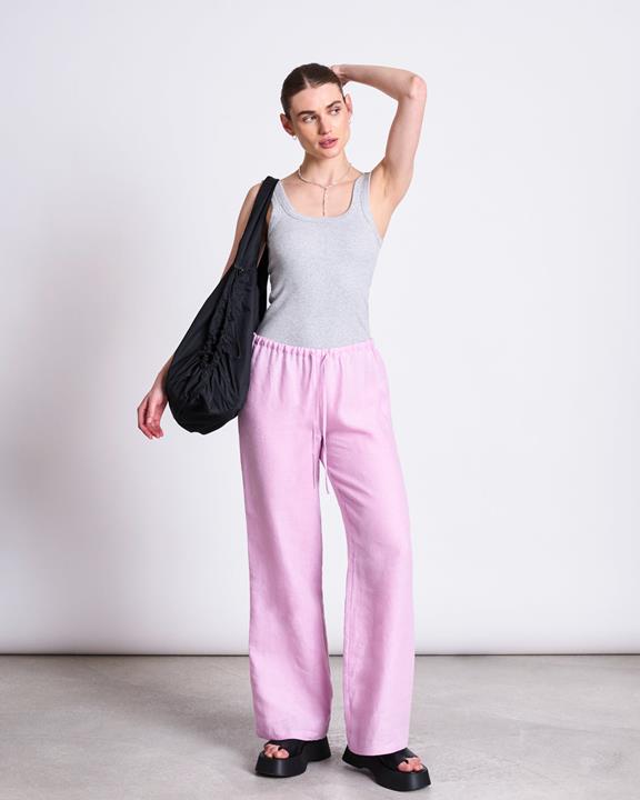 Tas Shopper Trekkoord Lyne Zwart from Shop Like You Give a Damn