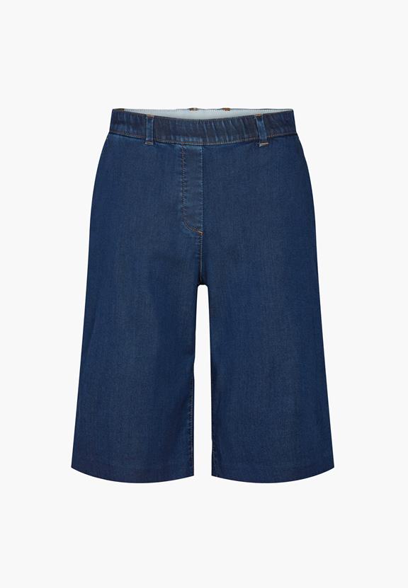 Losse Shorts Phoebe Medium Blue Denim via Shop Like You Give a Damn