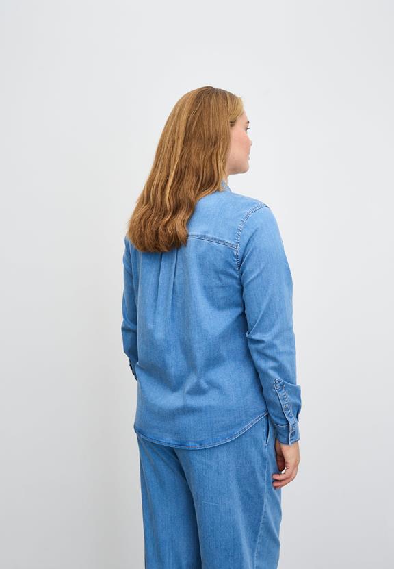 Denim Shirt Vitta Ls Gewassen Blauwe Denim from Shop Like You Give a Damn