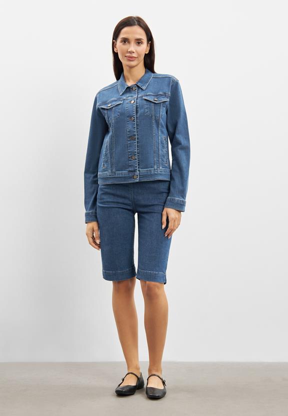Spijkerjasje Ls Marie Blauw Denim via Shop Like You Give a Damn