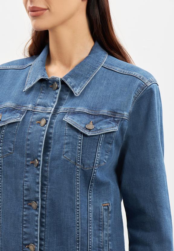 Spijkerjasje Ls Marie Blauw Denim from Shop Like You Give a Damn