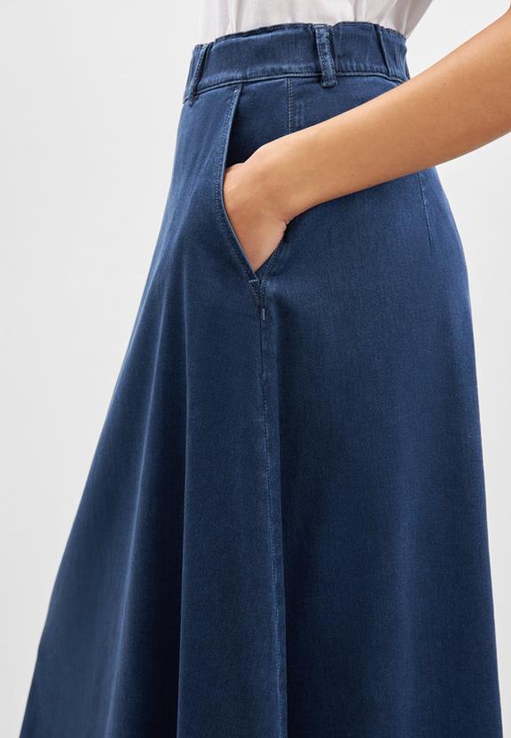Rok Asta Medium Blauw Denim from Shop Like You Give a Damn