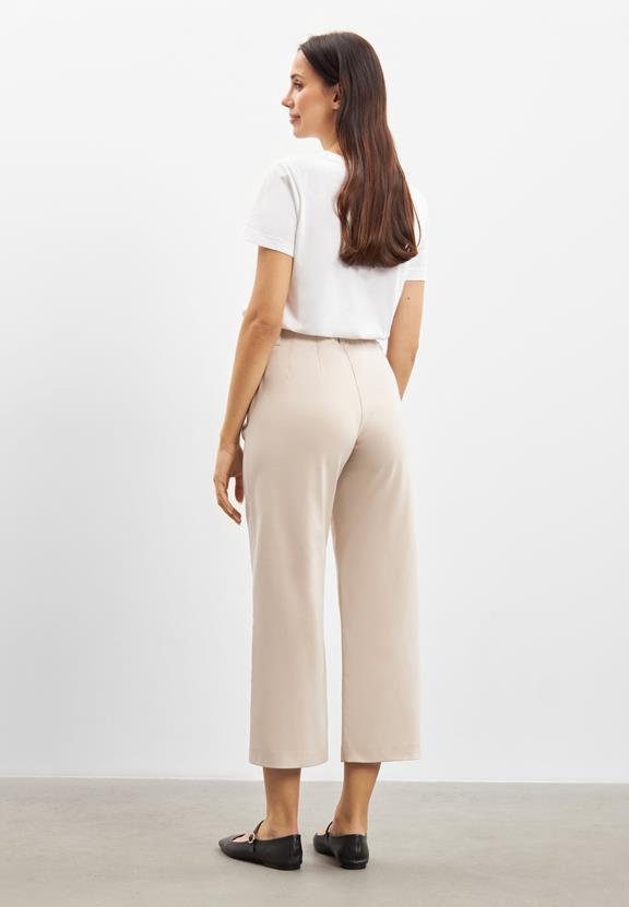 Losse Crop Broek Donna Grey Sand from Shop Like You Give a Damn