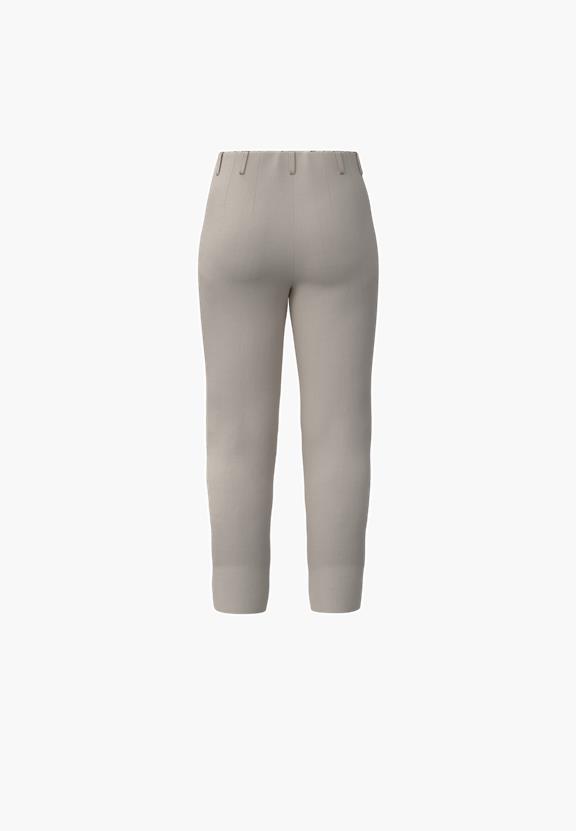 Slim Crop Broek Elizabeth Grijs Zand from Shop Like You Give a Damn