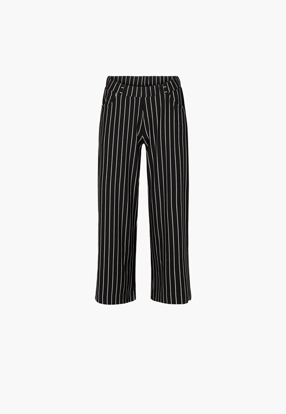 Losse Broek Crop Jersey Donna Zwarte Streep from Shop Like You Give a Damn
