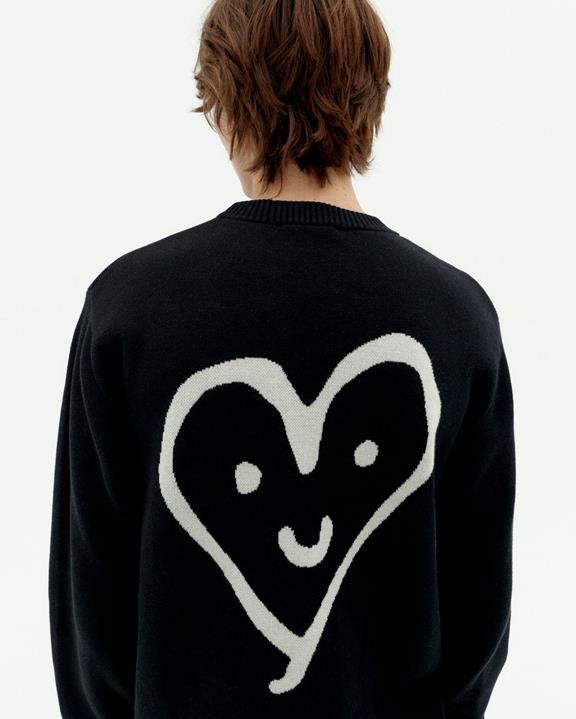 Trui Khem Zwart Gebreid Zwart via Shop Like You Give a Damn