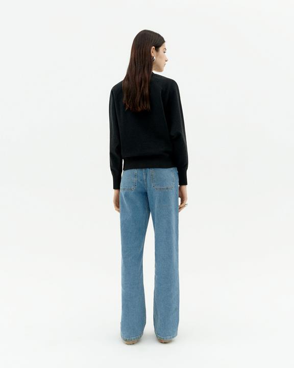 Sweatshirt Doggy Bonnie Zwart from Shop Like You Give a Damn