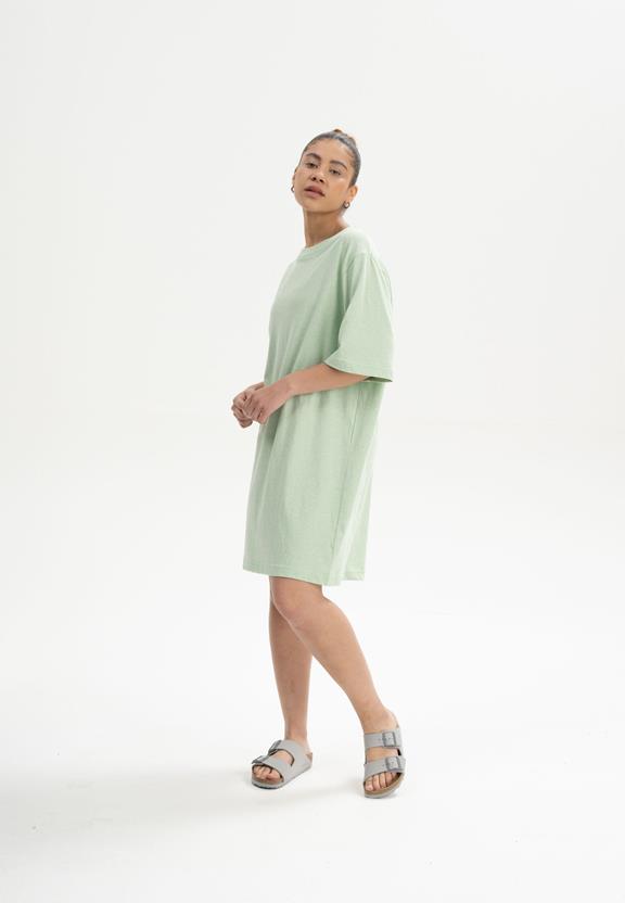 T-Shirt Oversized Kleid Baasu Lente GemÃªleerd Groen from Shop Like You Give a Damn