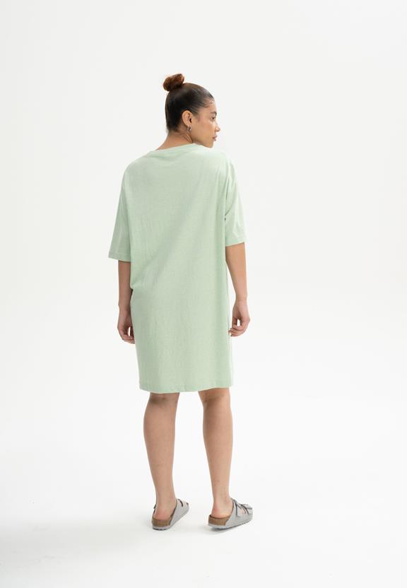 T-Shirt Oversized Kleid Baasu Lente GemÃªleerd Groen from Shop Like You Give a Damn