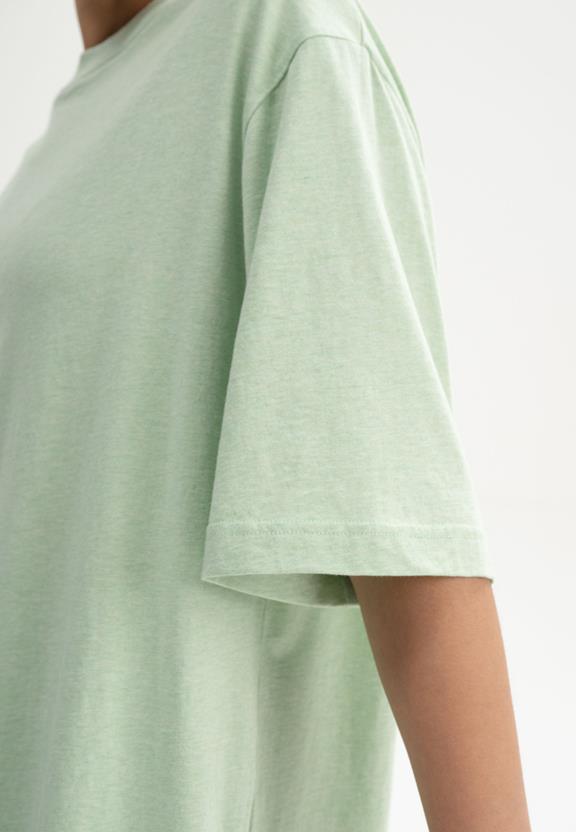 T-Shirt Oversized Kleid Baasu Lente GemÃªleerd Groen from Shop Like You Give a Damn